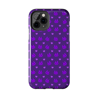 Cute Bunny Purple Phone Case (iPhone)