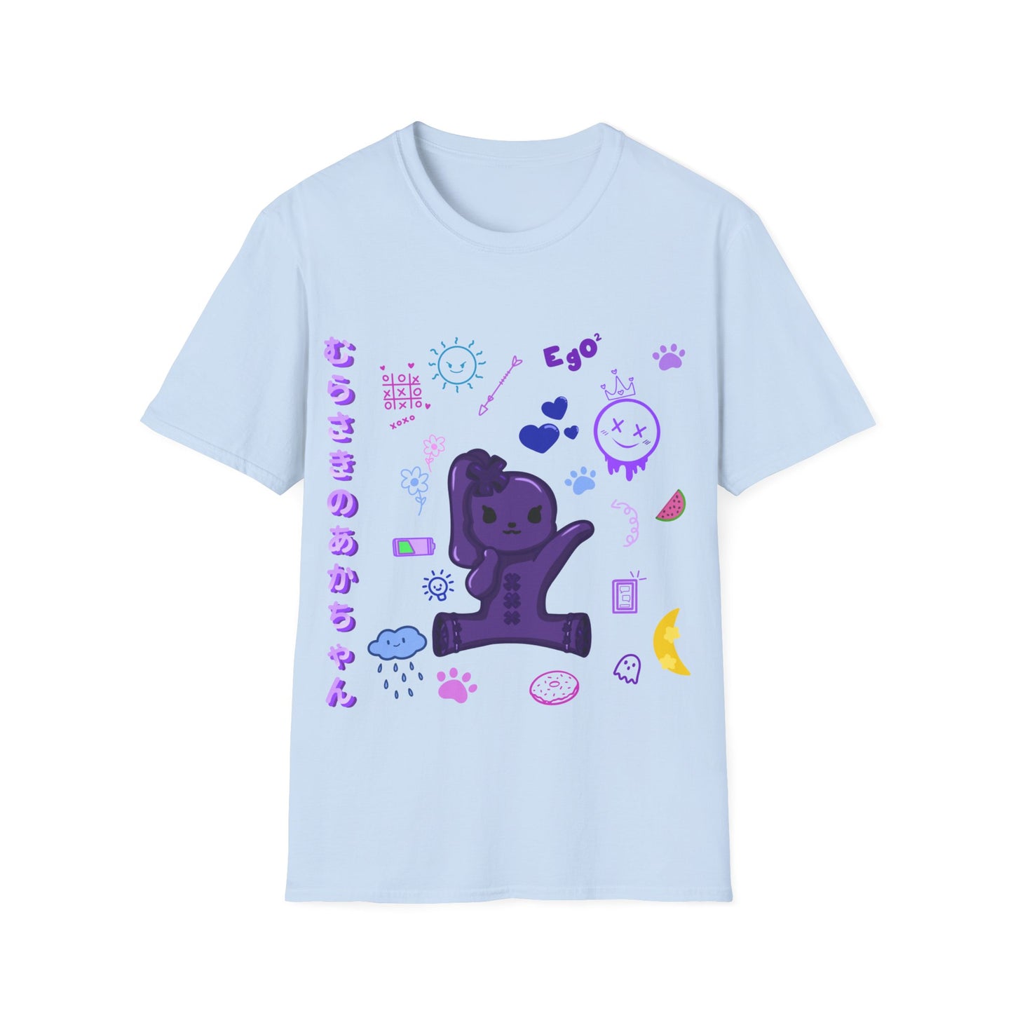 Harajuku Purple X Bunny T Shirt