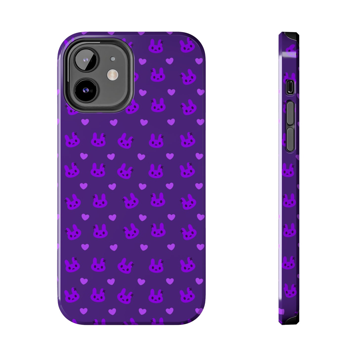 Cute Bunny Purple Phone Case (iPhone)