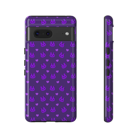 Cute Bunny Purple Phone Case (Google and Samsung)