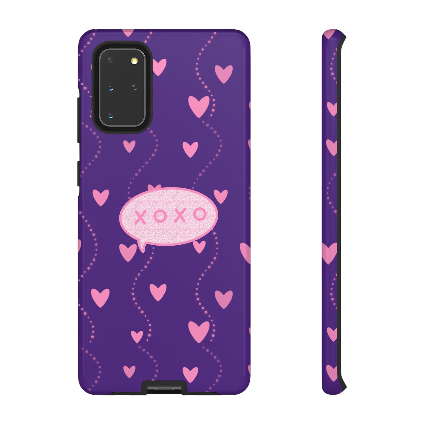 XOXO Pink Heart Phone Case (Google and Samsung)