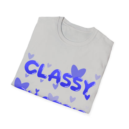 Classy Chassis Blue Hearts T Shirt