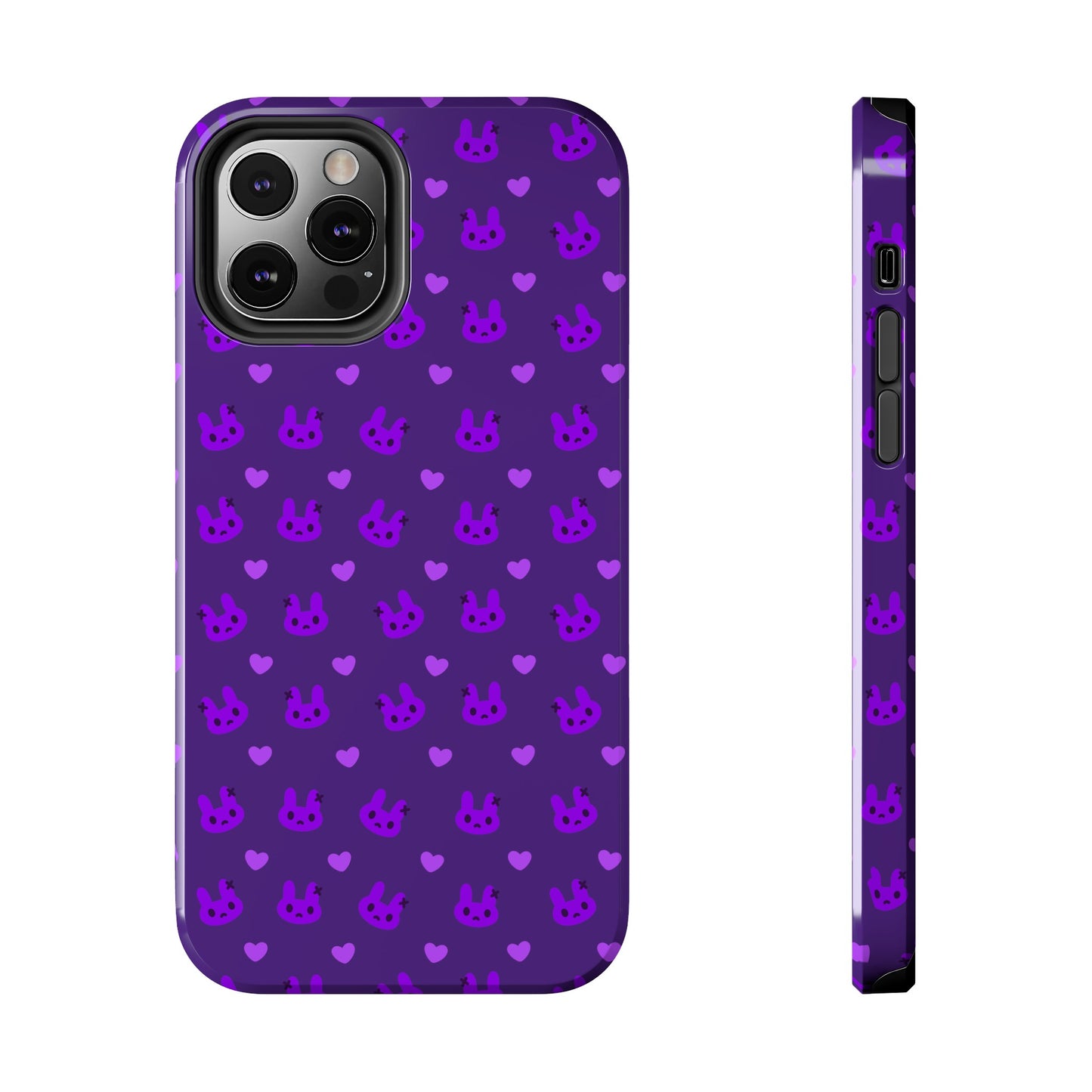 Cute Bunny Purple Phone Case (iPhone)