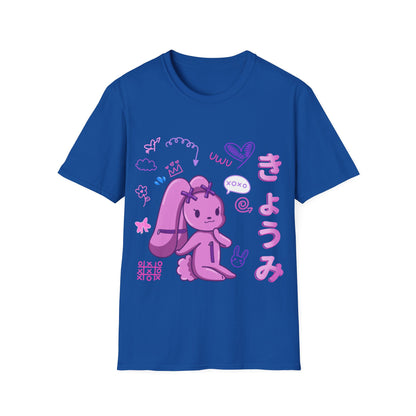 Harajuku Pink Graffiti X Bunny T Shirt