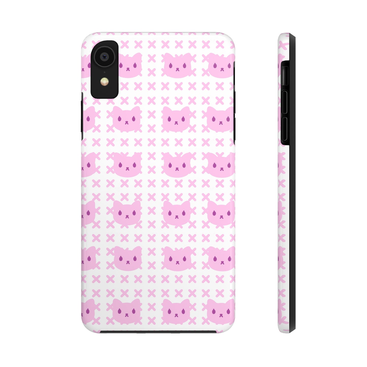 Pink X Cat Phone Case (iPhone)