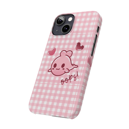 Oops Baby Heart-Head Seal Phone Case (iPhone)