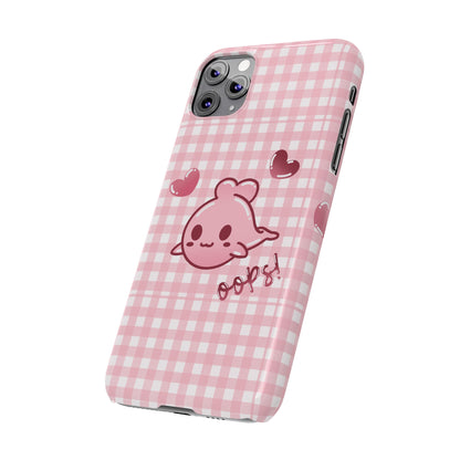 Oops Baby Heart-Head Seal Phone Case (iPhone)