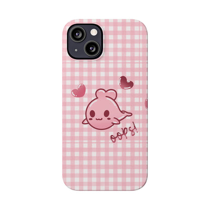 Oops Baby Heart-Head Seal Phone Case (iPhone)