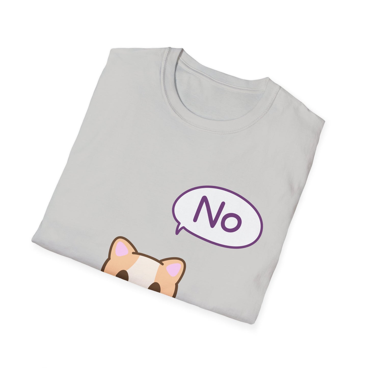 Silly Cat Saying No T Shirt