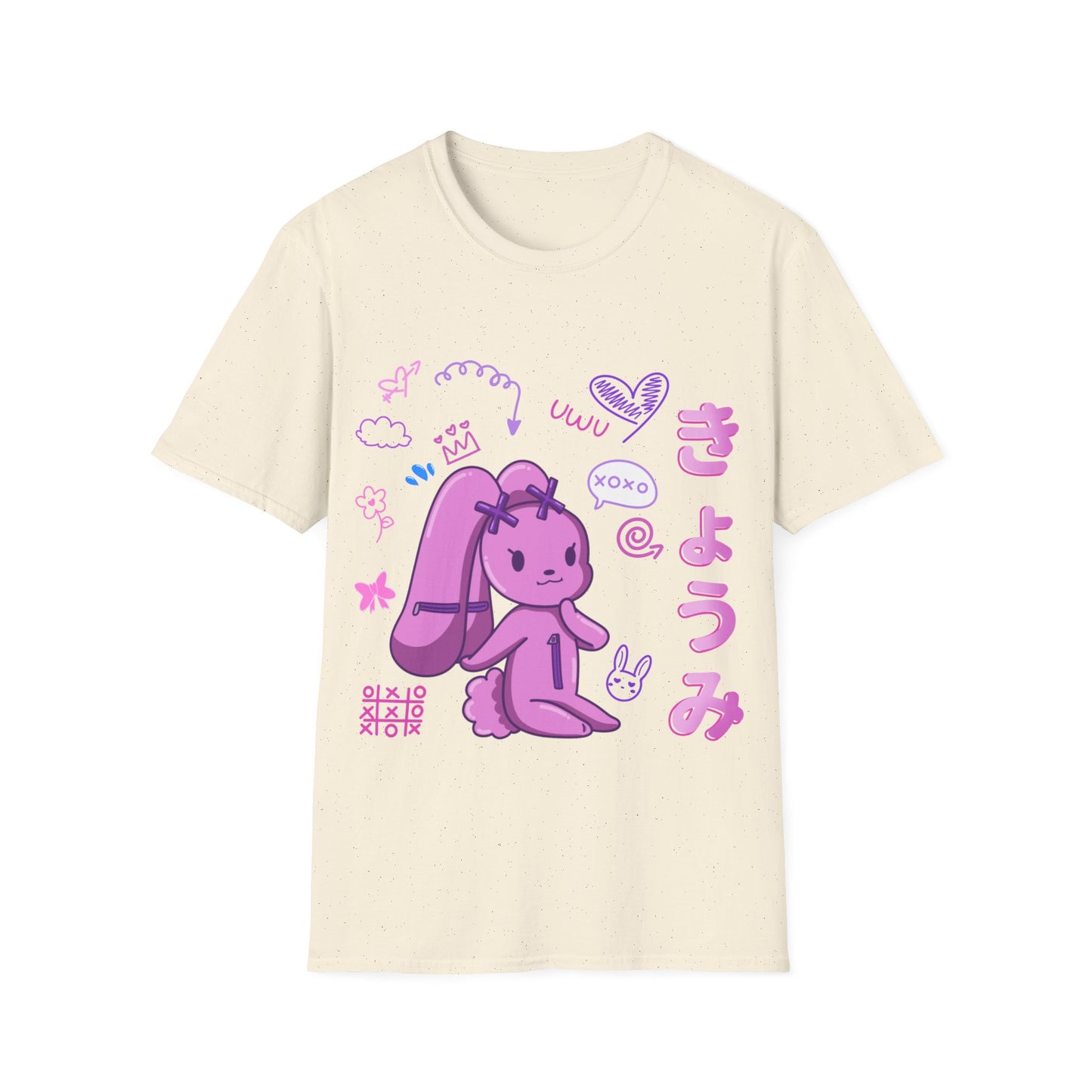 Harajuku Pink Graffiti X Bunny T Shirt