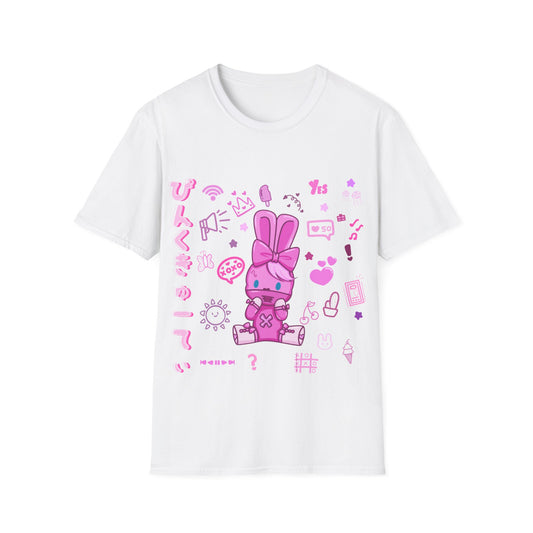 Pink Harajuku X Bunny T Shirt