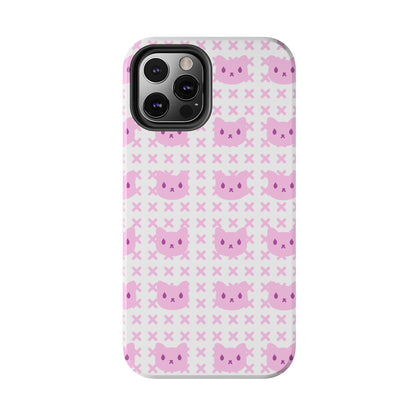 Pink X Cat Phone Case (iPhone)