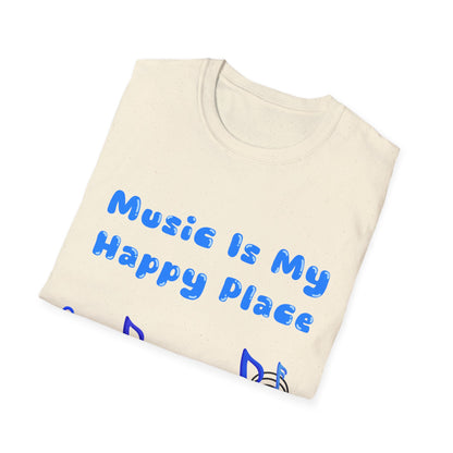 Music Is My Happy Place T Shirt