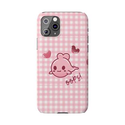 Oops Baby Heart-Head Seal Phone Case (iPhone)