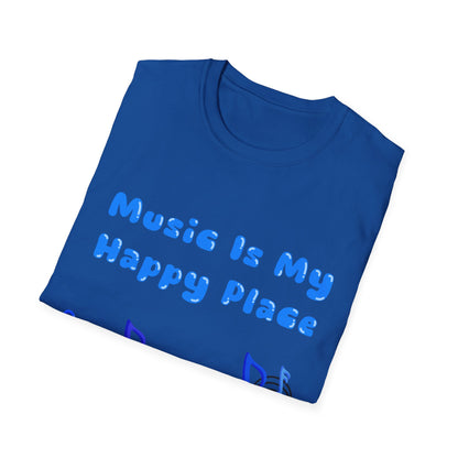 Music Is My Happy Place T Shirt