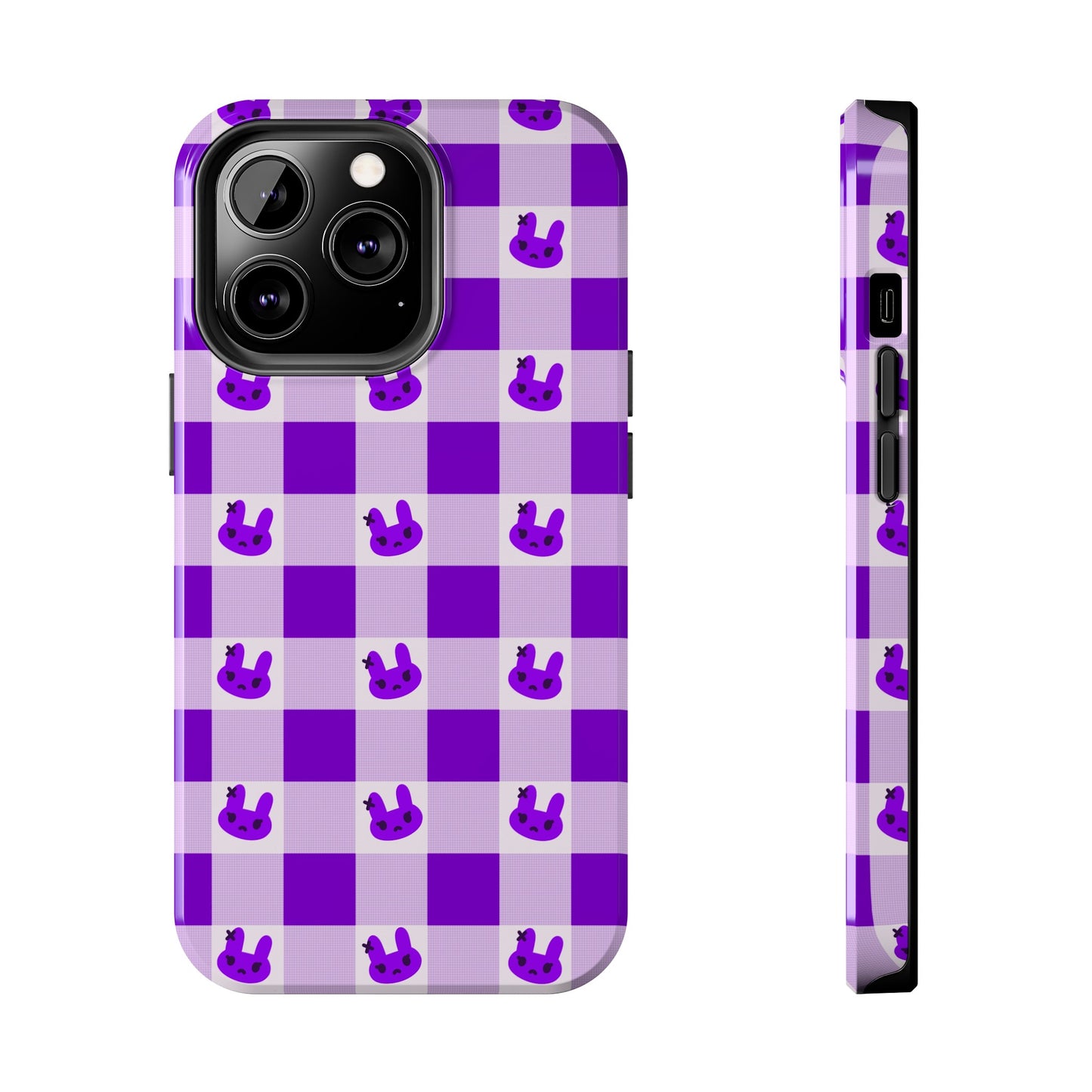 Purple X Bunny Phone Case (iPhone)