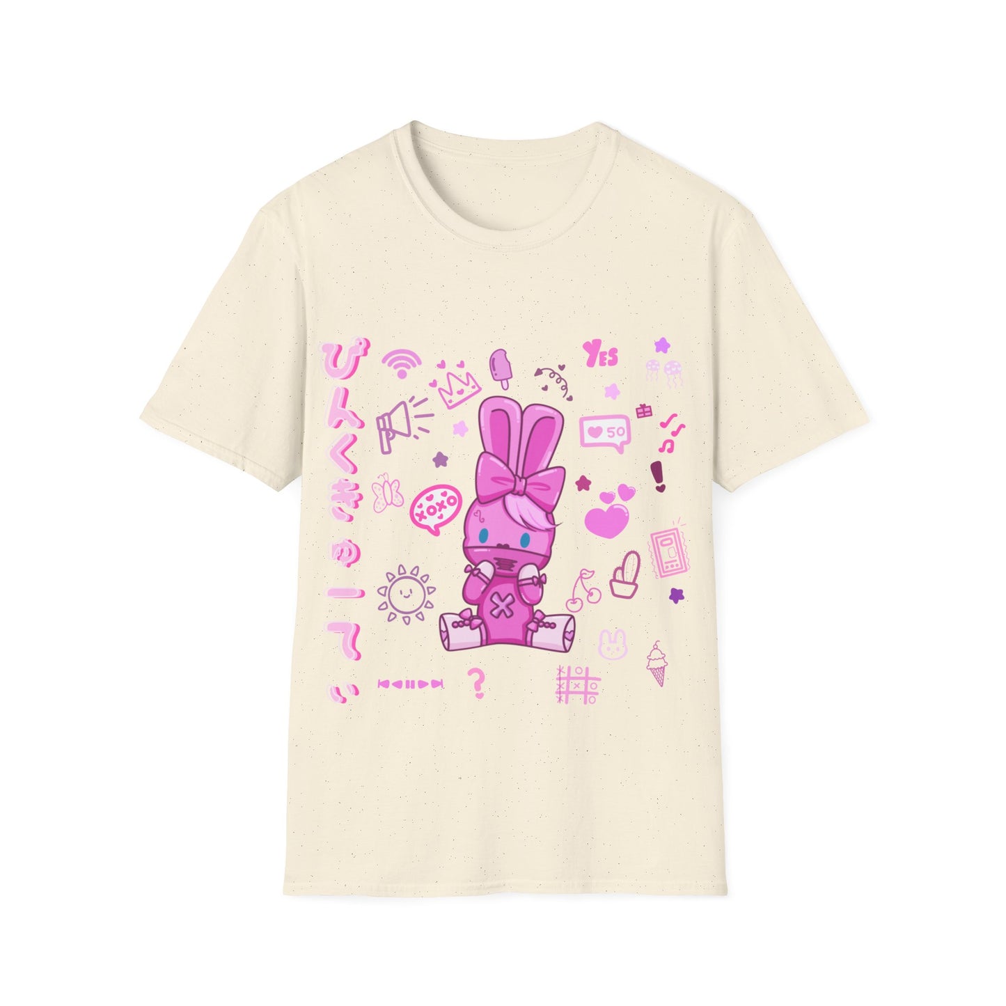 Pink Harajuku X Bunny T Shirt