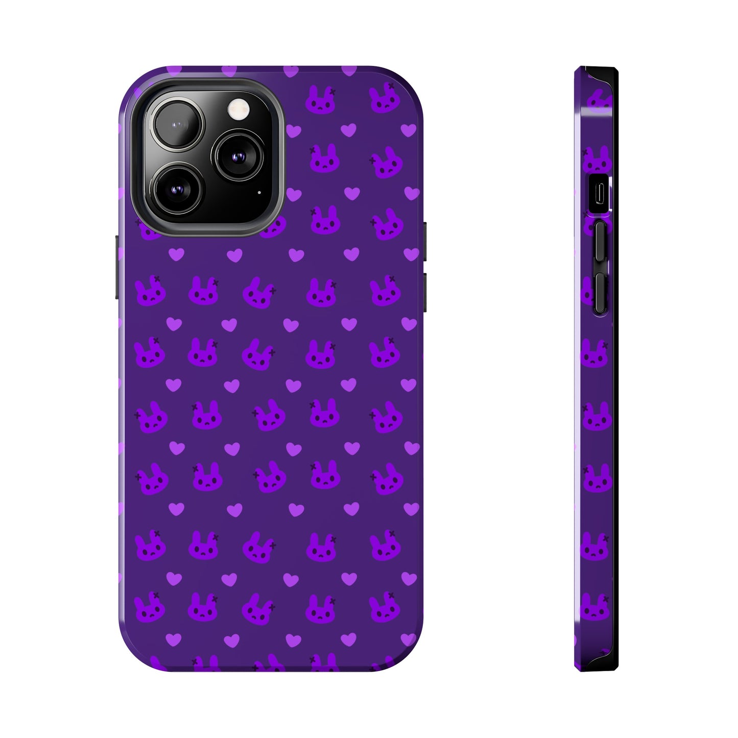 Cute Bunny Purple Phone Case (iPhone)