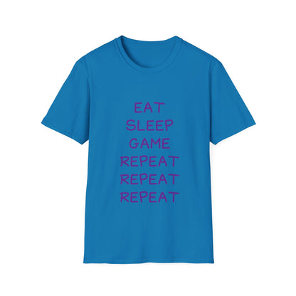 Eat Sleep Game Repeat T Shirt