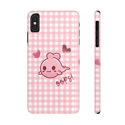 Oops Baby Heart-Head Seal Phone Case (iPhone)