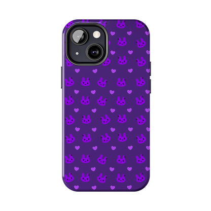 Cute Bunny Purple Phone Case (iPhone)