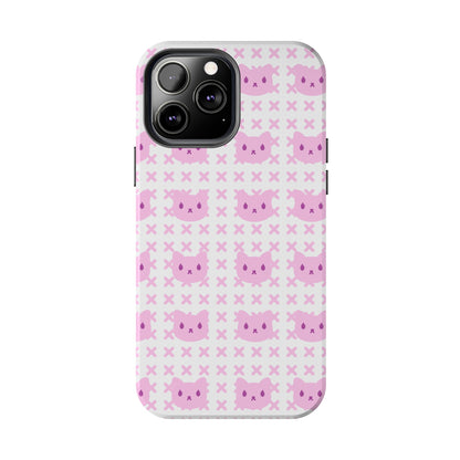 Pink X Cat Phone Case (iPhone)