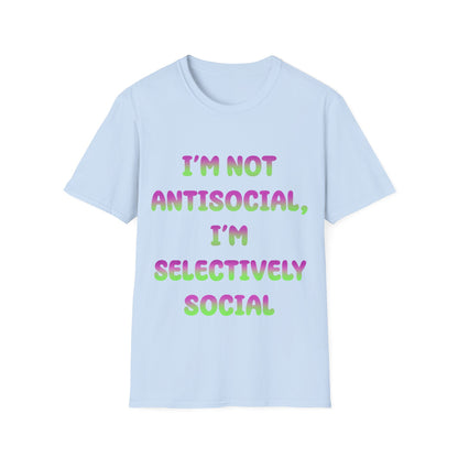 Selectively Social T Shirt