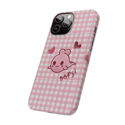 Oops Baby Heart-Head Seal Phone Case (iPhone)