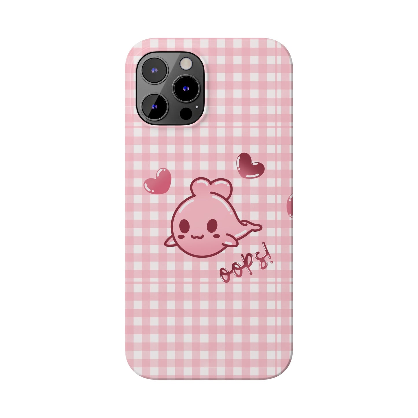 Oops Baby Heart-Head Seal Phone Case (iPhone)