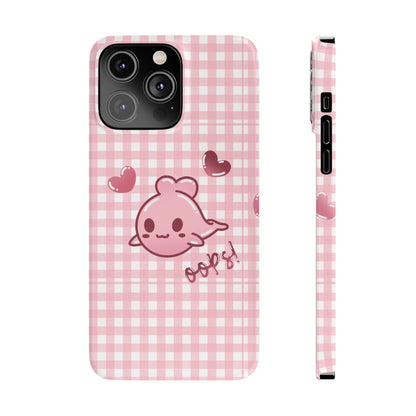 Oops Baby Heart-Head Seal Phone Case (iPhone)