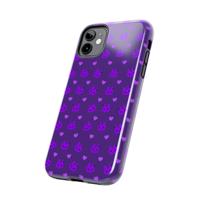 Cute Bunny Purple Phone Case (iPhone)