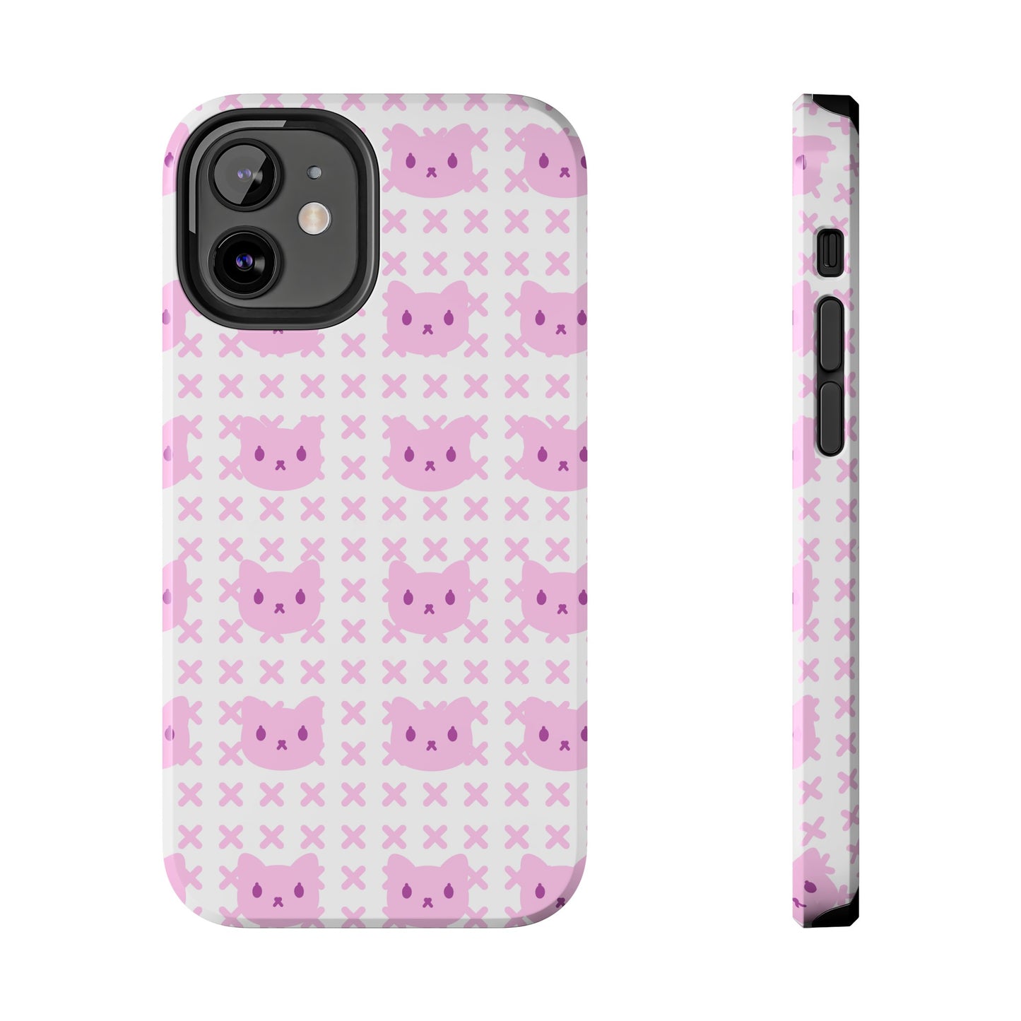 Pink X Cat Phone Case (iPhone)