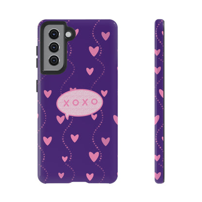 XOXO Pink Heart Phone Case (Google and Samsung)