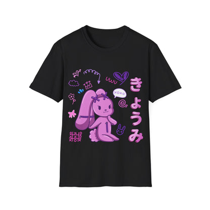 Harajuku Pink Graffiti X Bunny T Shirt