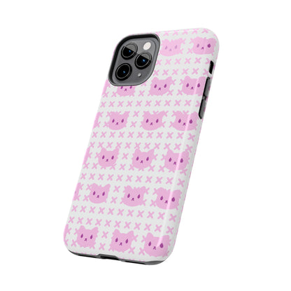 Pink X Cat Phone Case (iPhone)