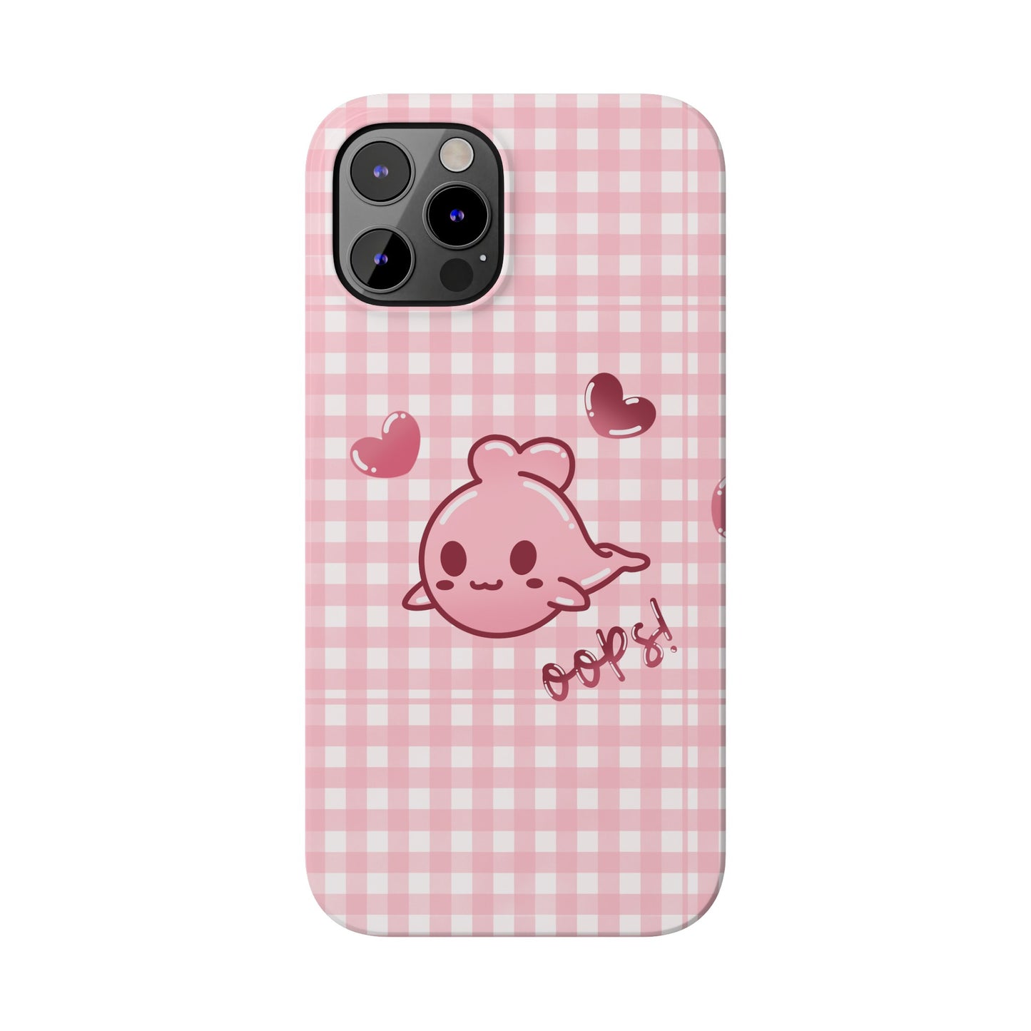 Oops Baby Heart-Head Seal Phone Case (iPhone)