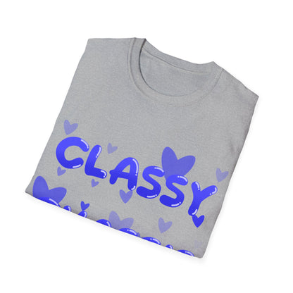 Classy Chassis Blue Hearts T Shirt