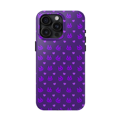 Cute Bunny Purple Phone Case (iPhone)