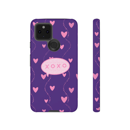 XOXO Pink Heart Phone Case (Google and Samsung)