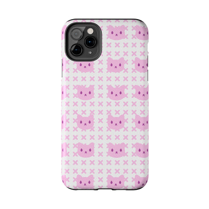 Pink X Cat Phone Case (iPhone)