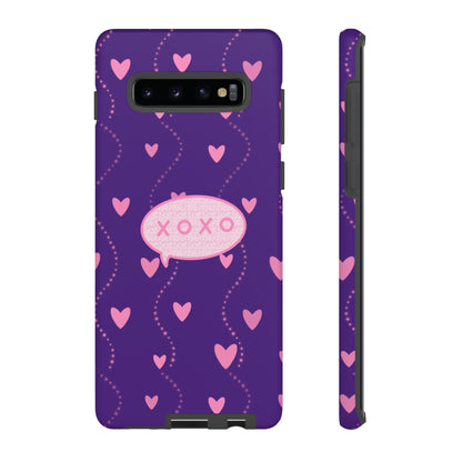 XOXO Pink Heart Phone Case (Google and Samsung)