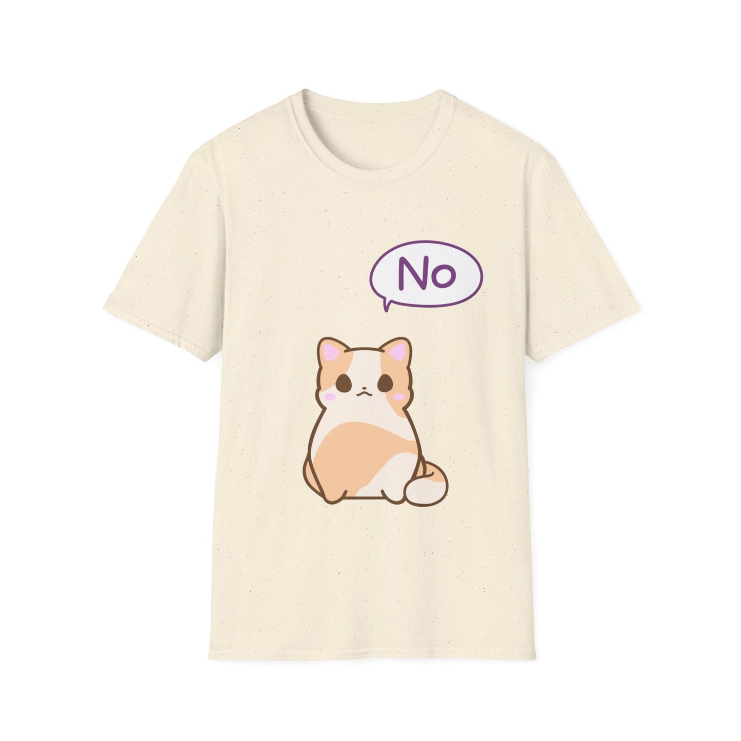 Silly Cat Saying No T Shirt