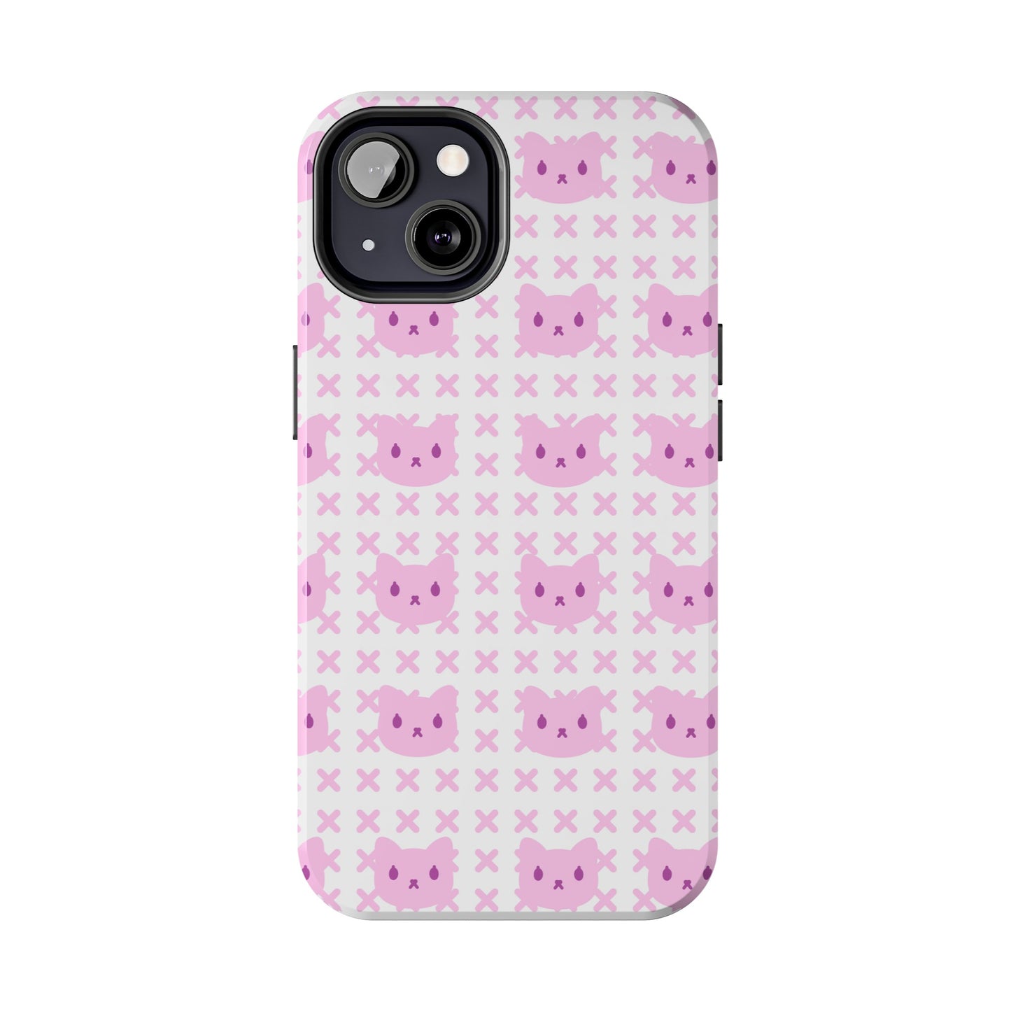 Pink X Cat Phone Case (iPhone)