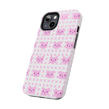 Pink X Cat Phone Case (iPhone)