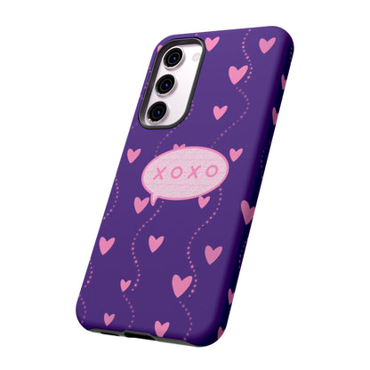 XOXO Pink Heart Phone Case (Google and Samsung)