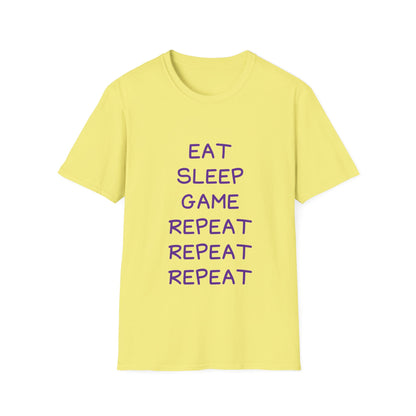 Eat Sleep Game Repeat T Shirt