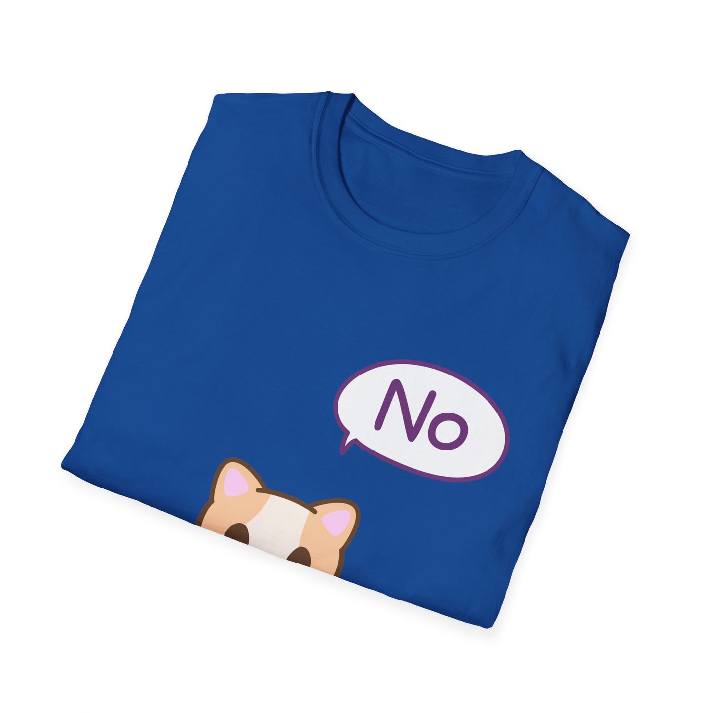 Silly Cat Saying No T Shirt