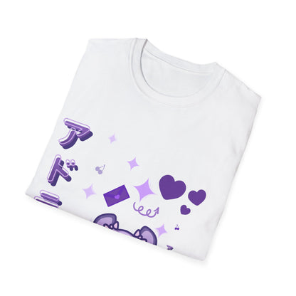 Purple X Bunny Grafitti T Shirt