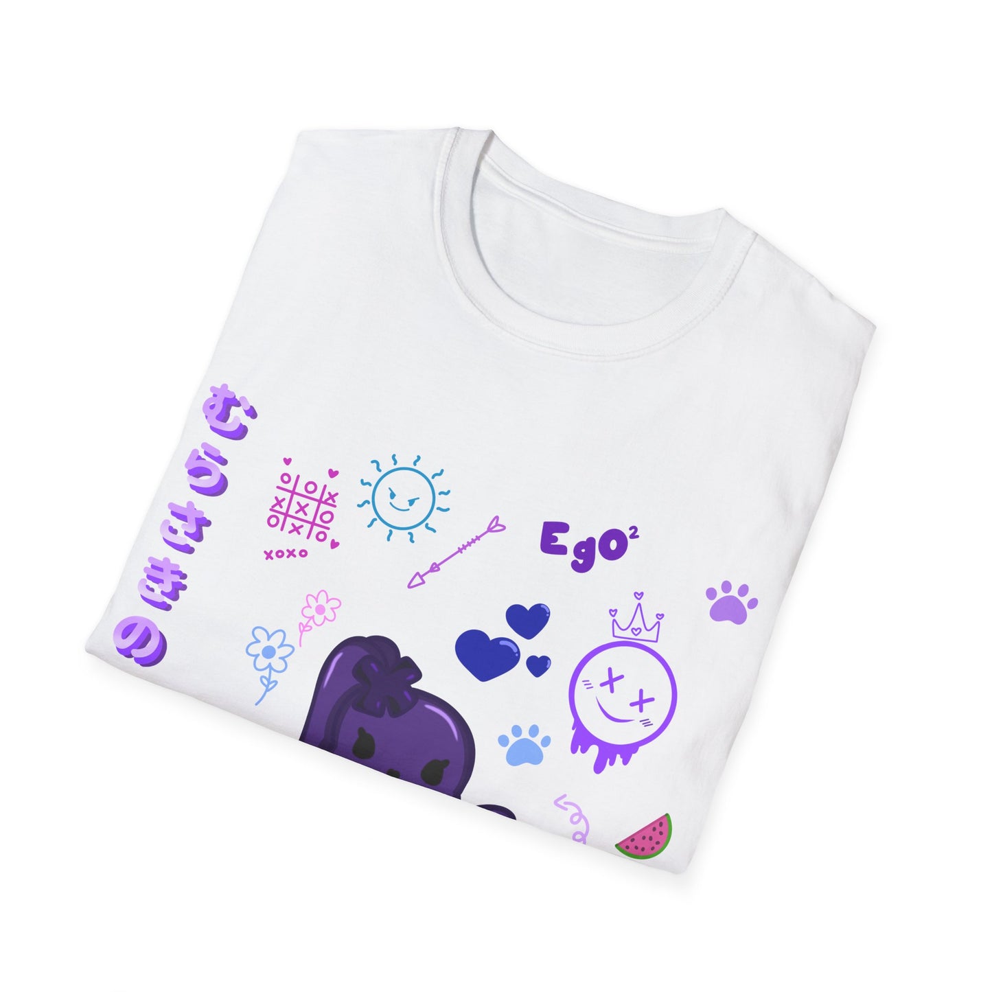 Harajuku Purple X Bunny T Shirt