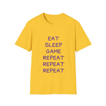 Eat Sleep Game Repeat T Shirt